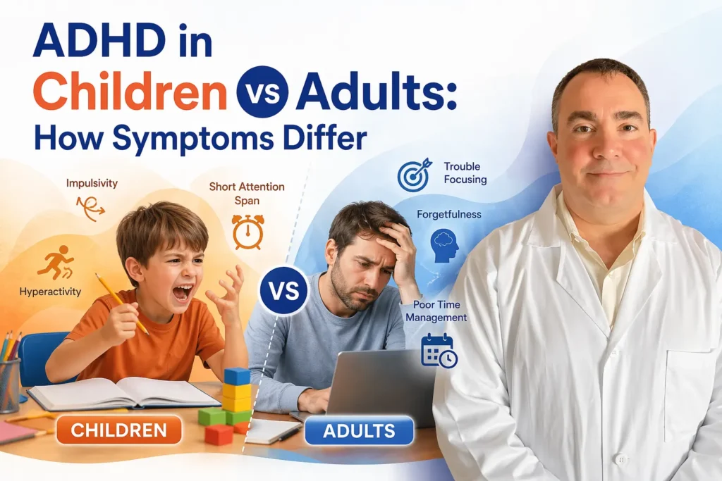 ADHD in Children vs Adults How Symptoms Differ