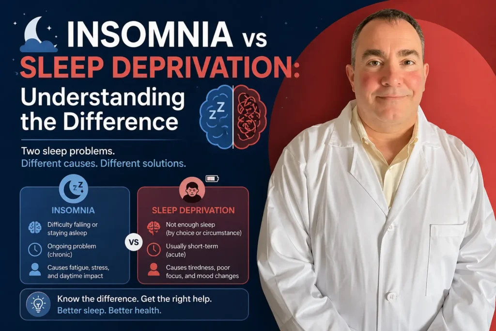Insomnia vs Sleep Deprivation Understanding the Difference